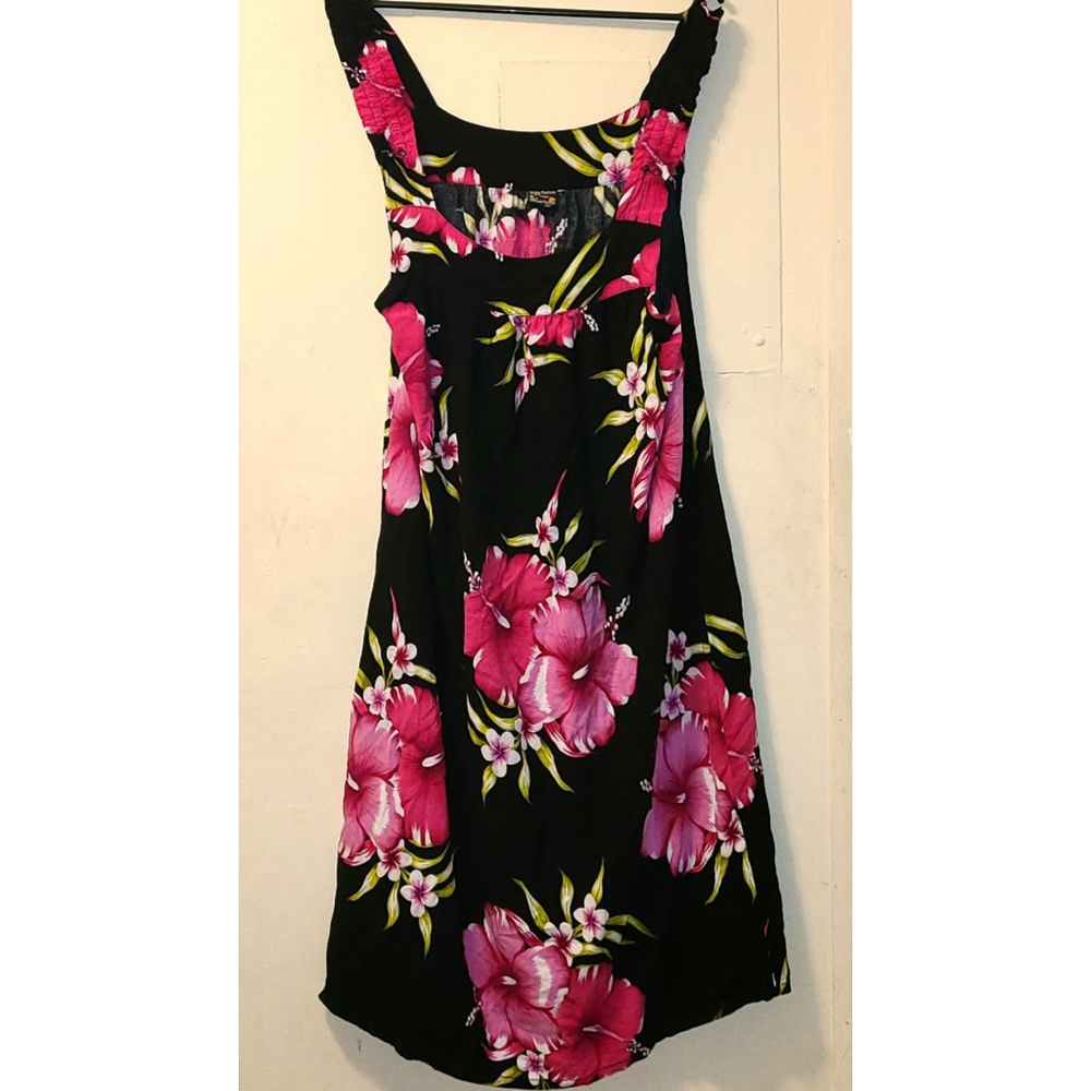 Women's Aloha Fashion Hawaiian Fashion Dress Size Unspecified Black Pink